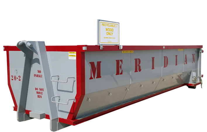 20 cubic yard Wood Recycling Bin