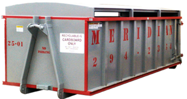 25 cubic yard Cardboard Recycling Bin